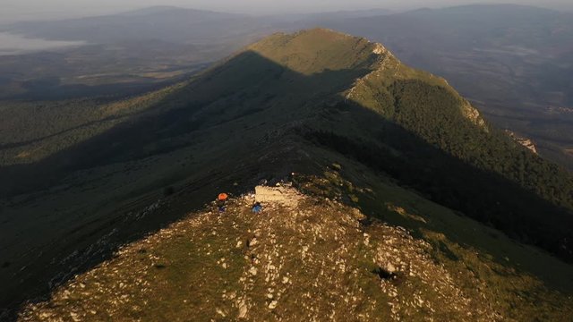 Shadow of the Rtanj pyramid