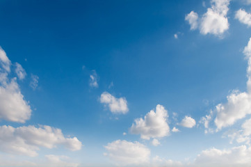 blue sky with clouds