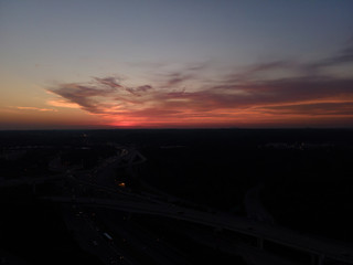 Fototapeta na wymiar Sunrise in Atlanta