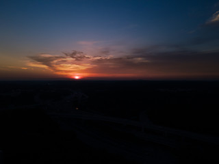 Fototapeta na wymiar Sunrise in Atlanta