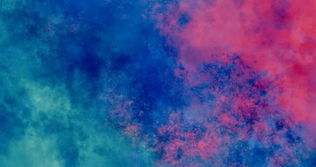 Vibrant abstract background for design. Blurry color spots, red-violet, dark blue, greenish.
