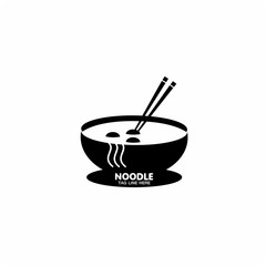 Noodle logo vector template and Food Logo.