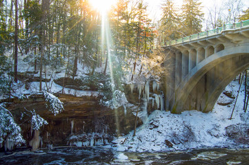 bridge over the river