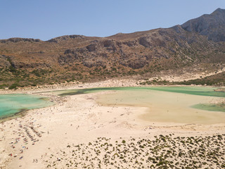 Gramvousa island and Balos Lagoon on Crete