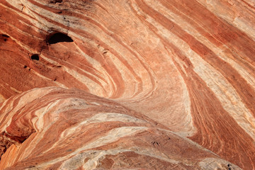 Valley of fire State Park, striped red rocks, Nevada