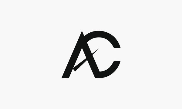 Letter AC Logo Design Template Vector