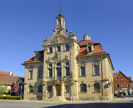 Old Town Hall of Ellingen. Ellingen is a old town in Bavaria, Germany.