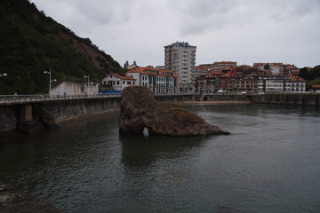 Candas, coastal village in Asturias,Spain