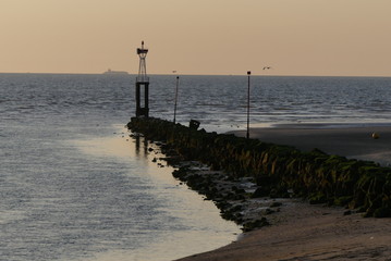 Obraz premium pier at sunset