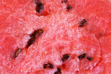 texture of red juicy watermelon for fruit background close up