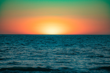 coucher de soleil sunset in oleron island
