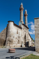 Sivas, Turkey. August 13,2020 . Sivas Double Minaret Madrasa.