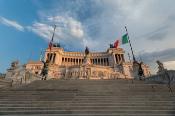 Altar of the Fatherland (Altare della Patria) or Vittoriano built by Victor Emmanuel II, Rome