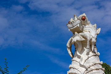 Obraz premium Wat Ban den or Wat Ban den sali Si Mueang Kaen,Mae Taeng District, Chiang Mai, thailand 