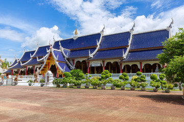 Fototapeta na wymiar Wat Ban den or Wat Ban den sali Si Mueang Kaen,Mae Taeng District, Chiang Mai, thailand 