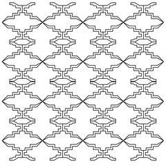 LUXURY DESIGN ORNAMENTS GEOMETRIC AZTECS PATTERN