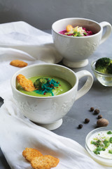 vegeterian cream soup