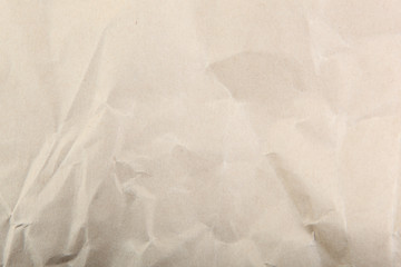 White scrunched paper surface