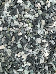 Background of small stones and gravel.