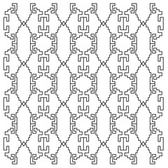 LUXURY DESIGN ORNAMENTS GEOMETRIC AZTECS PATTERN