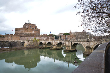 bridge in rome italy