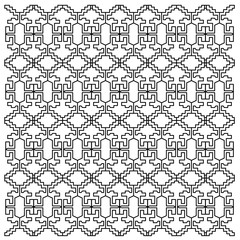 LUXURY DESIGN ORNAMENTS GEOMETRIC AZTECS PATTERN