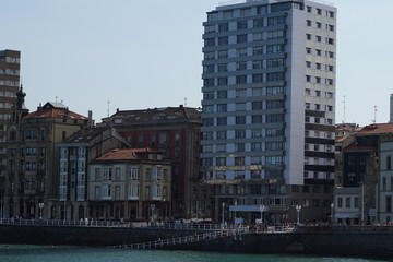 Gijon, beautiful coastal city of Asturias,Spain