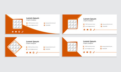 Minimal Email Signature Template Design