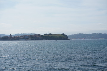 Gijon, beautiful coastal city of Asturias,Spain