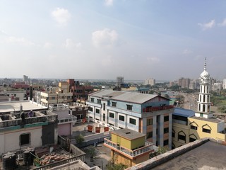 Panoramic view of the city of Bangladesh