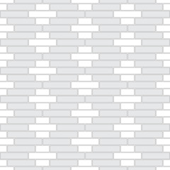 Brickwork texture seamless pattern. Decorative appearance of Flemish brick bond. Cruciform masonry design. Seamless monochrome vector illustration.