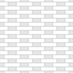 Brickwork texture seamless pattern. Decorative appearance of Flemish brick bond. Traditional masonry design. Seamless monochrome vector illustration.