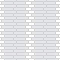 Brickwork texture seamless pattern. Decorative appearance of Silesian brick bond. Traditional masonry design. Seamless monochrome vector illustration.