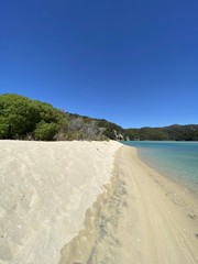 Dune de sable du parc Abel Tasman, Nouvelle Zélande