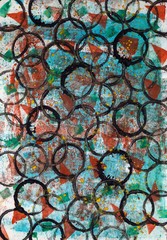colorful stained glass window