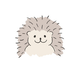 Creative design of funny hedgehog