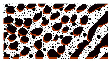 Jaguar, leopard, cheetah, panther, background , vector.