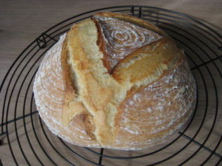 Fresh baked sourdough bread