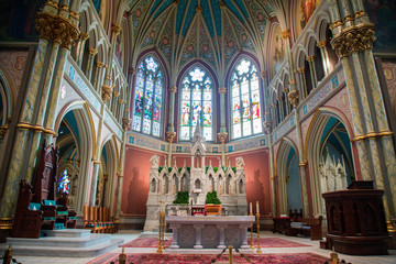 Cathedral of St. John the Baptist church in Savannah Georgia 