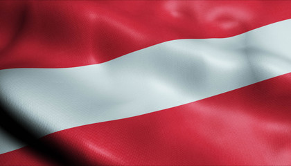 3D Waving Netherlands City Flag of Dordrecht Closeup View