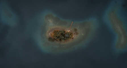 Isolation Island, Lake Eibsee, Germany
