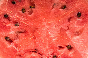 Watermelon, texture inner flesh with seeds