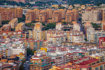 Aerial view of city