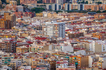 Aerial view of city