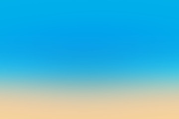 Abstract gradient blue yellow and white soft colorful background. Horizontal size.