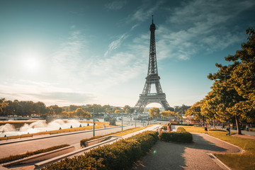 sunny morning, Paris, France