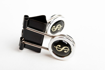 Document Clip With Dollar Sign Handle