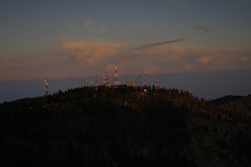 Atardecer en la base