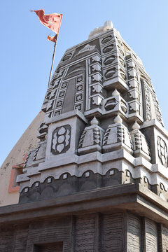 Vertical Shot Of A  Temple In India