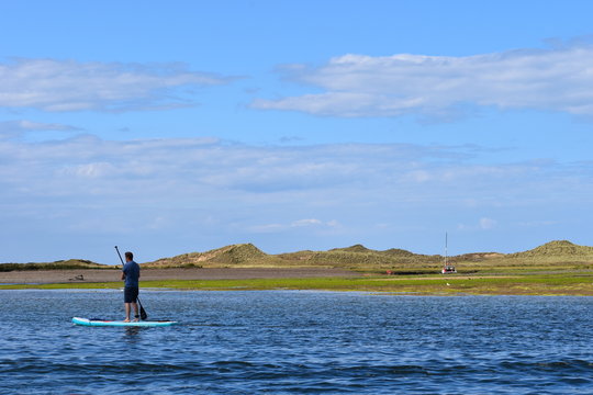 Paddle boarding trip out to seal colony at Blakeney point starts at Morston Quay Landmark with regular commercial seals viewing trips and has been seen on BBC's Countryfile and Spring Watch programmes